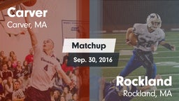 Matchup: Carver vs. Rockland   2016