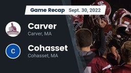 Recap: Carver  vs. Cohasset  2022