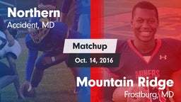 Matchup: Northern vs. Mountain Ridge  2016