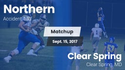 Matchup: Northern vs. Clear Spring  2017