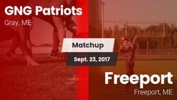Matchup: GNG Patriots vs. Freeport  2017
