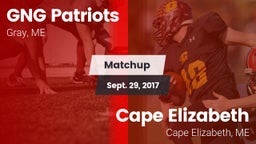 Matchup: GNG Patriots vs. Cape Elizabeth  2017