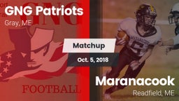 Matchup: GNG Patriots vs. Maranacook  2018