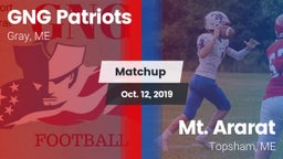 Matchup: GNG Patriots vs. Mt. Ararat  2019