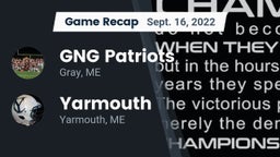 Recap: GNG Patriots vs. Yarmouth  2022