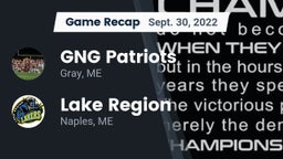 Recap: GNG Patriots vs. Lake Region  2022