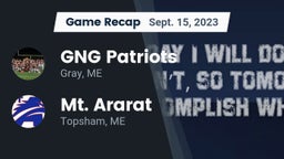 Recap: GNG Patriots vs. Mt. Ararat  2023