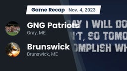 Recap: GNG Patriots vs. Brunswick  2023