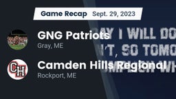 Recap: GNG Patriots vs. Camden Hills Regional  2023