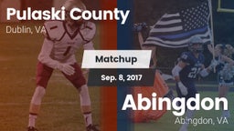 Matchup: Pulaski County vs. Abingdon  2017