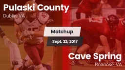 Matchup: Pulaski County vs. Cave Spring  2017