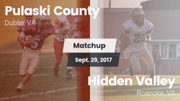 Matchup: Pulaski County vs. Hidden Valley  2017