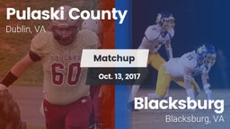 Matchup: Pulaski County vs. Blacksburg  2017