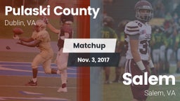 Matchup: Pulaski County vs. Salem  2017