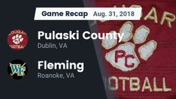 Recap: Pulaski County  vs. Fleming  2018