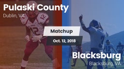 Matchup: Pulaski County vs. Blacksburg  2018