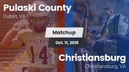 Matchup: Pulaski County vs. Christiansburg  2019