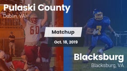 Matchup: Pulaski County vs. Blacksburg  2019