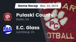 Recap: Pulaski County  vs. E.C. Glass  2019