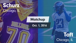 Matchup: Schurz vs. Taft  2016