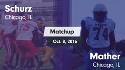 Matchup: Schurz vs. Mather  2016