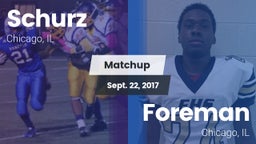 Matchup: Schurz vs. Foreman  2017