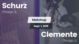 Matchup: Schurz vs. Clemente  2018