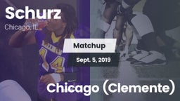 Matchup: Schurz vs. Chicago (Clemente) 2019