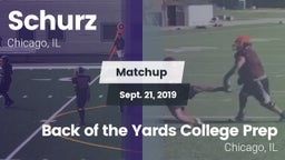 Matchup: Schurz vs. Back of the Yards College Prep 2019