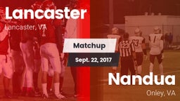 Matchup: Lancaster vs. Nandua  2017