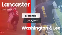 Matchup: Lancaster vs. Washington & Lee  2018