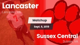 Matchup: Lancaster vs. Sussex Central  2019