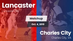Matchup: Lancaster vs. Charles City  2019