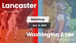 Matchup: Lancaster vs. Washington & Lee  2019