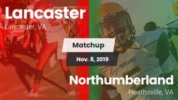 Matchup: Lancaster vs. Northumberland  2019