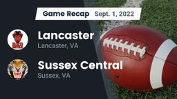 Recap: Lancaster  vs. Sussex Central  2022