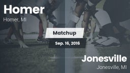 Matchup: Homer vs. Jonesville  2016