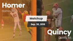 Matchup: Homer vs. Quincy  2016