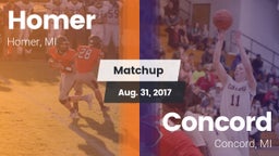 Matchup: Homer vs. Concord  2017