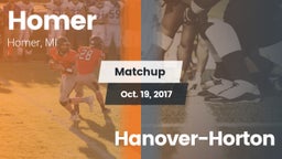 Matchup: Homer vs. Hanover-Horton  2017
