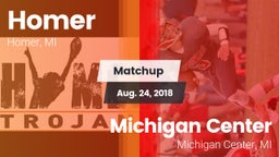 Matchup: Homer vs. Michigan Center  2018