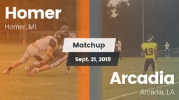 Matchup: Homer vs. Arcadia  2018