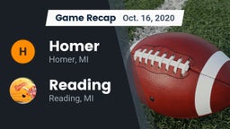 Recap: Homer  vs. Reading  2020