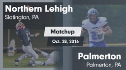 Matchup: Northern Lehigh vs. Palmerton  2016