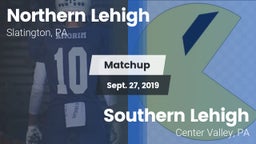 Matchup: Northern Lehigh vs. Southern Lehigh  2019