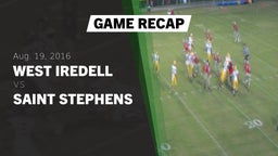 Recap: West Iredell  vs. Saint Stephens  2016