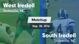 Matchup: West Iredell vs. South Iredell  2016