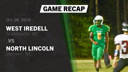 Recap: West Iredell  vs. North Lincoln  2016
