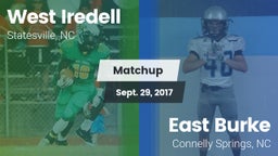 Matchup: West Iredell vs. East Burke  2017