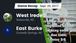 Recap: West Iredell  vs. East Burke  2017